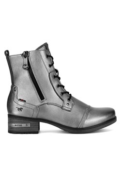Mustang Botki 1229-513 Srebrny ze sklepu MODIVO w kategorii Botki - zdjęcie 182654387