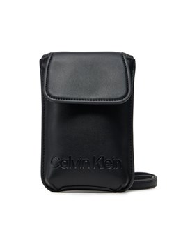 Calvin Klein Jeans Torebka na telefon Ck Phone Bag IU0IU00695 Czarny ze sklepu MODIVO w kategorii Etui - zdjęcie 182654428