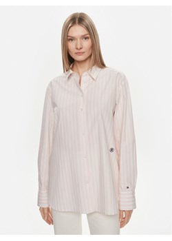 Tommy Hilfiger Koszula WW0WW41854 Różowy Relaxed Fit ze sklepu MODIVO w kategorii Koszule damskie - zdjęcie 182654436