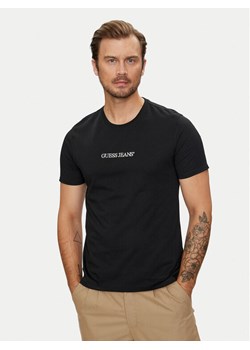 Guess Jeans T-Shirt M4YI52 K8HM0 Czarny Regular Fit ze sklepu MODIVO w kategorii T-shirty męskie - zdjęcie 182654438
