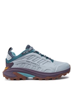 Merrell Trekkingi Moab Speed 2 Ltr Wp J038228 Niebieski ze sklepu MODIVO w kategorii Buty sportowe damskie - zdjęcie 182654597
