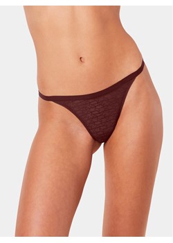 Triumph Stringi Signature Sheer 10216494 Brązowy ze sklepu MODIVO w kategorii Majtki damskie - zdjęcie 182654598