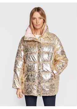 PINKO Kurtka zimowa Brunella 1G17Z5 A03G Złoty Relaxed Fit ze sklepu MODIVO w kategorii Kurtki damskie - zdjęcie 182654618