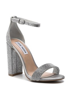 Steve Madden Sandały Carrson-R SM11000371-02003-968 Srebrny ze sklepu MODIVO w kategorii Sandały damskie - zdjęcie 182654649