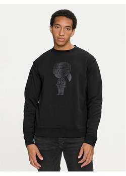 KARL LAGERFELD Bluza 705068 544942 Czarny Regular Fit ze sklepu MODIVO w kategorii Bluzy męskie - zdjęcie 182654706
