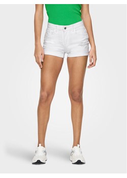JDY Szorty jeansowe Blume 15293951 Biały Tight Fit ze sklepu MODIVO w kategorii Szorty - zdjęcie 182655136