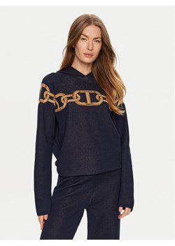 TWINSET Sweter 241TP3520 Granatowy Loose Fit ze sklepu MODIVO w kategorii Swetry damskie - zdjęcie 182655298