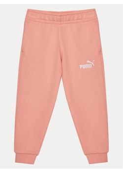 Puma Spodnie dresowe Ess 684934 Różowy Regular Fit ze sklepu MODIVO w kategorii Spodnie dziewczęce - zdjęcie 182655375