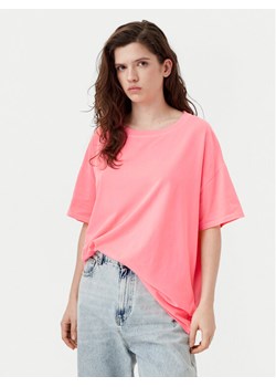 American Vintage T-Shirt Pymaz PYM02AH24 Różowy Oversize ze sklepu MODIVO w kategorii Bluzki damskie - zdjęcie 182655416