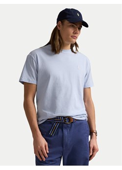 Polo Ralph Lauren T-Shirt 710671438418 Błękitny Slim Fit ze sklepu MODIVO w kategorii T-shirty męskie - zdjęcie 182655435