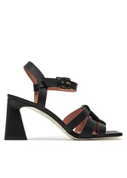 Pollini Sandały SA16607C0ITT0000 Czarny ze sklepu MODIVO w kategorii Sandały damskie - zdjęcie 182655498