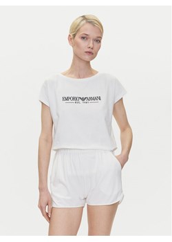 Emporio Armani Underwear Piżama EW000495 AF10881 U1131 Biały Regular Fit ze sklepu MODIVO w kategorii Piżamy damskie - zdjęcie 182655525