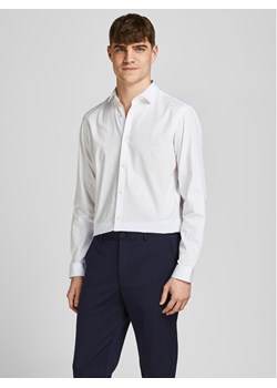 Jack&Jones Koszula 12201905 Biały Slim Fit ze sklepu MODIVO w kategorii Koszule męskie - zdjęcie 182655566
