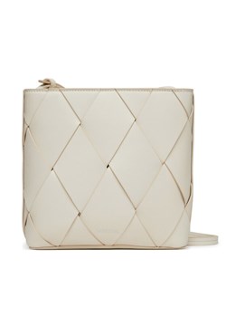 Calvin Klein Torebka Ck Woven Square Crossbody K60K612991 Biały ze sklepu MODIVO w kategorii Listonoszki - zdjęcie 182655626