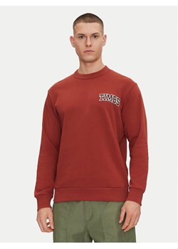 Timberland Bluza TB0A6GPQ Czerwony Regular Fit ze sklepu MODIVO w kategorii Bluzy męskie - zdjęcie 182655868