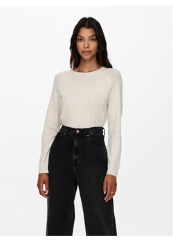 ONLY Sweter Rica 15204279 Beżowy Regular Fit ze sklepu MODIVO w kategorii Swetry damskie - zdjęcie 182655885