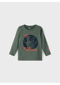 NAME IT Bluzka 13212502 Zielony Regular Fit ze sklepu MODIVO w kategorii T-shirty chłopięce - zdjęcie 182656109