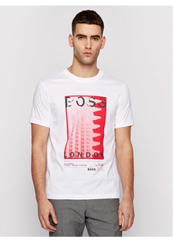 Boss T-Shirt Tiburt 231 50450793 Biały Regular Fit ze sklepu MODIVO w kategorii T-shirty męskie - zdjęcie 182656199