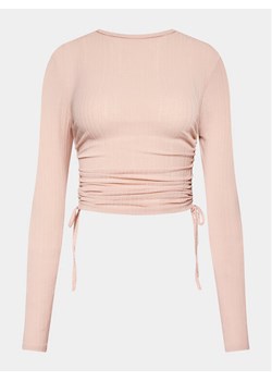 Edited Bluzka Harlee Różowy Tight Fit ze sklepu MODIVO w kategorii Bluzki damskie - zdjęcie 182656209