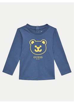 Guess Bluzka I4YI01K 8HM4 Niebieski Regular Fit ze sklepu MODIVO w kategorii Kaftaniki i bluzki - zdjęcie 182656279