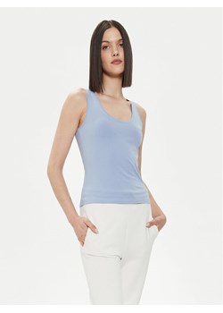 4F Top 4FWSS24TSLEF041 Błękitny Slim Fit ze sklepu MODIVO w kategorii Bluzki damskie - zdjęcie 182656308