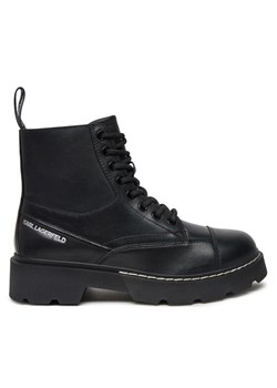 KARL LAGERFELD Trapery KL40450 Czarny ze sklepu MODIVO w kategorii Workery damskie - zdjęcie 182656309