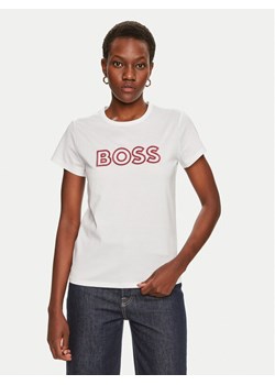 Boss T-Shirt Eventsa 50522209 Biały Regular Fit ze sklepu MODIVO w kategorii Bluzki damskie - zdjęcie 182656317