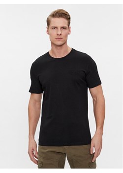 Guess T-Shirt Ss Cn Treated M4RI49 KBL31 Czarny Slim Fit ze sklepu MODIVO w kategorii T-shirty męskie - zdjęcie 182656357