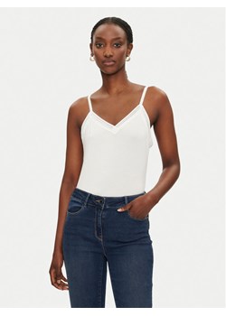 Morgan Top 192-BARBA.N Biały Slim Fit ze sklepu MODIVO w kategorii Bluzki damskie - zdjęcie 182656609