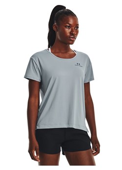Under Armour Koszulka techniczna UA Rush Energy SS 1365683 Niebieski Regular Fit ze sklepu MODIVO w kategorii Bluzki damskie - zdjęcie 182656668