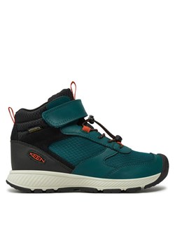 Keen Sneakersy Skua Waterproof Boot 1029540 Zielony ze sklepu MODIVO w kategorii Buty sportowe dziecięce - zdjęcie 182656738