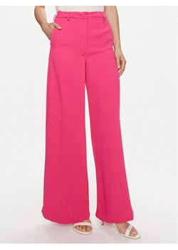 Silvian Heach Spodnie materiałowe Pallis GPP24002PA Różowy Wide Leg ze sklepu MODIVO w kategorii Spodnie damskie - zdjęcie 182656808
