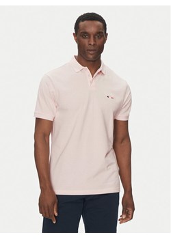 Hechter Paris Polo 74004 151902 Różowy Regular Fit ze sklepu MODIVO w kategorii T-shirty męskie - zdjęcie 182656819