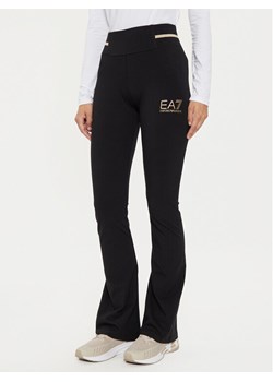EA7 Emporio Armani Legginsy 8NTP68 TJ01Z 0210 Czarny Regular Fit ze sklepu MODIVO w kategorii Spodnie damskie - zdjęcie 182656898