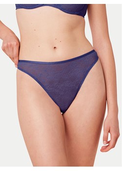 Triumph Stringi Bright Spotlight 10216476 Niebieski ze sklepu MODIVO w kategorii Majtki damskie - zdjęcie 182656949