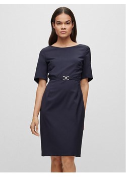 Boss Sukienka codzienna Daleah 50490041 Granatowy Slim Fit ze sklepu MODIVO w kategorii Sukienki - zdjęcie 182656958