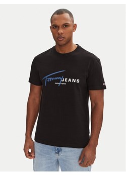 Tommy Jeans T-Shirt Signature Dna DM0DM20817 Czarny Regular Fit ze sklepu MODIVO w kategorii T-shirty męskie - zdjęcie 182656998