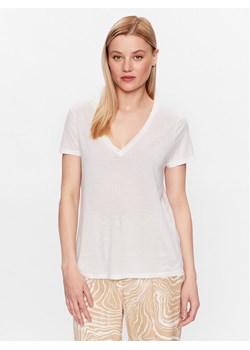 United Colors Of Benetton T-Shirt 3NLHE4249 Biały Regular Fit ze sklepu MODIVO w kategorii Bluzki damskie - zdjęcie 182657036