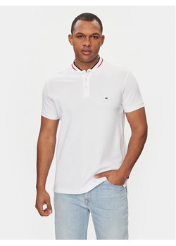 Tommy Hilfiger Polo Mao MW0MW34752 Biały Slim Fit ze sklepu MODIVO w kategorii T-shirty męskie - zdjęcie 182657067