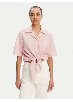 Tommy Jeans Koszula DW0DW20286 Różowy Regular Fit ze sklepu MODIVO w kategorii Koszule damskie - zdjęcie 182657089