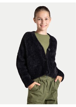 Coccodrillo Kardigan ZC4172201MGJ Czarny Regular Fit ze sklepu MODIVO w kategorii Swetry dziewczęce - zdjęcie 182657126