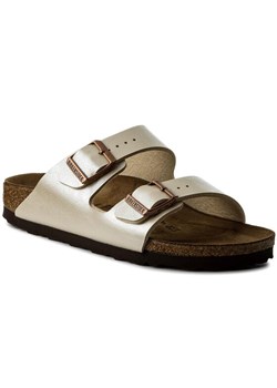 Birkenstock Klapki Arizona Birko-Flor 1009921 Złoty ze sklepu MODIVO w kategorii Klapki damskie - zdjęcie 182657129