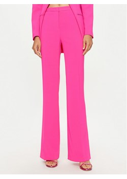PINKO Spodnie materiałowe Hulka 100054 7624 Różowy Regular Fit ze sklepu MODIVO w kategorii Spodnie damskie - zdjęcie 182657237