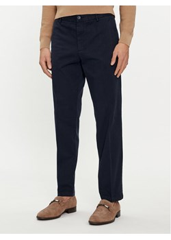 Boss Chinosy Kane-L 50497787 Granatowy Regular Fit ze sklepu MODIVO w kategorii Spodnie męskie - zdjęcie 182657246