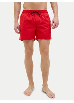 Jack&Jones Szorty kąpielowe Maui 12275129 Czerwony Regular Fit ze sklepu MODIVO w kategorii Kąpielówki - zdjęcie 182657257