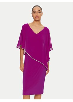Joseph Ribkoff Sukienka koktajlowa 243797 Fioletowy Slim Fit ze sklepu MODIVO w kategorii Sukienki - zdjęcie 182657286