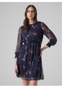 Vero Moda Sukienka codzienna Milla 10244553 Granatowy Regular Fit ze sklepu MODIVO w kategorii Sukienki - zdjęcie 182657296