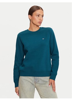 Tommy Jeans Bluza DW0DW19959 Zielony Regular Fit ze sklepu MODIVO w kategorii Bluzy damskie - zdjęcie 182657395