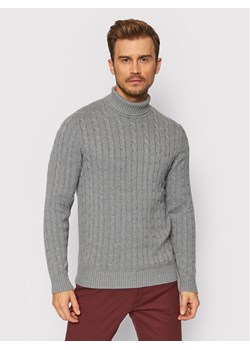 Selected Homme Golf Ryan 16077218 Szary Regular Fit ze sklepu MODIVO w kategorii Swetry męskie - zdjęcie 182657418