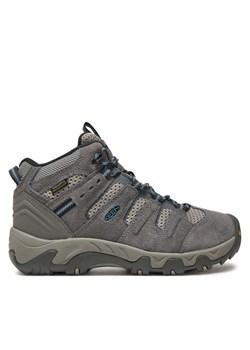 Keen Trekkingi Headout Mid Wp Steel 1028307 Szary ze sklepu MODIVO w kategorii Buty trekkingowe damskie - zdjęcie 182657425